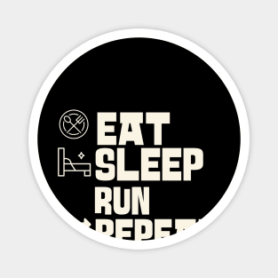 Eat Sleep Run Repeat Magnet